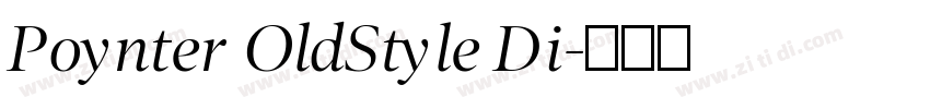 Poynter OldStyle Di字体转换